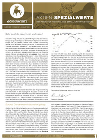 Aktien-Spezialwerte : Aktien-Spezialwerte Nr. 17 vom 21.08.2024