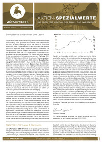 Aktien-Spezialwerte Nr. 25 vom 11.12.2024