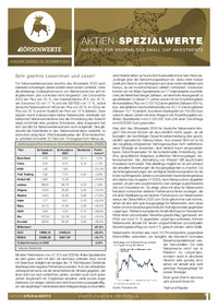 Aktien-Spezialwerte Nr. 26 vom 30.12.2025