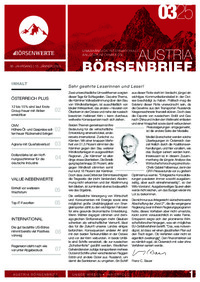 Austria Börsenbrief Nr. 03 vom 15.01.2025