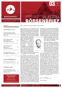 Austria Börsenbrief Nr. 03 vom 21.01.2026