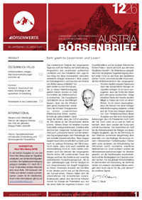 Austria Börsenbrief Nr. 12 vom 25.03.2026