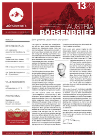 Austria Börsenbrief Nr. 13 vom 01.04.2026