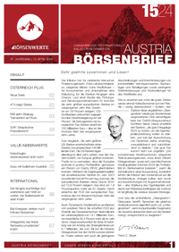 Austria Börsenbrief : Austria Börsenbrief Nr. 15 vom 10.04.2024