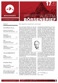 Austria Börsenbrief Nr. 17 vom 29.04.2026
