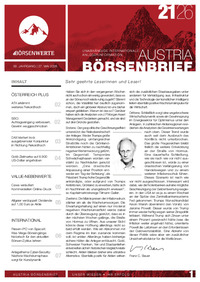 Austria Börsenbrief Nr. 21 vom 27.05.2026