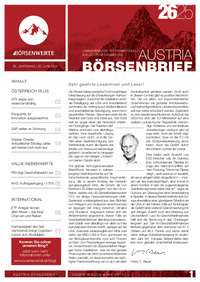 Austria Börsenbrief Nr. 26 vom 25.06.2025