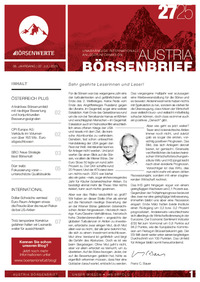 Austria Börsenbrief Nr. 27 vom 02.07.2025
