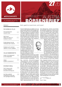 Austria Börsenbrief Nr. 27 vom 08.07.2026