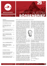 Austria Börsenbrief Nr. 29 vom 23.07.2025