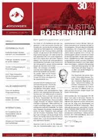 Austria Börsenbrief : Austria Börsenbrief Nr. 30 vom 31.07.2024