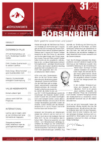 Austria Börsenbrief Nr. 31 vom 07.08.2024