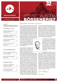 Austria Börsenbrief Nr. 32 vom 14.08.2024