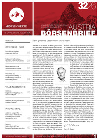 Austria Börsenbrief Nr. 32 vom 19.08.2026