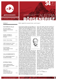 Austria Börsenbrief Nr. 34 vom 02.09.2026