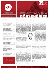 Austria Börsenbrief Nr. 39 vom 07.10.2026