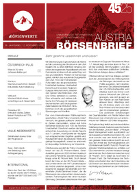 Austria Börsenbrief Nr. 45 vom 12.11.2025