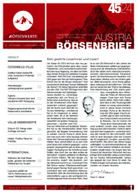 Austria Börsenbrief Nr. 45 vom 13.11.2024