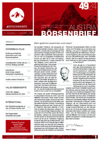 Austria Börsenbrief Nr. 49 vom 11.12.2024