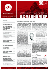 Austria Börsenbrief Nr. 50 vom 18.12.2024