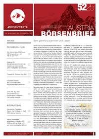 Austria Börsenbrief Nr. 52 vom 30.12.2025