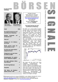 BÖRSENSIGNALE Nr. 06 vom 16.03.2026