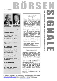 BÖRSENSIGNALE Nr. 13 vom 23.06.2025
