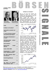 BÖRSENSIGNALE Nr. 15 vom 20.07.2026