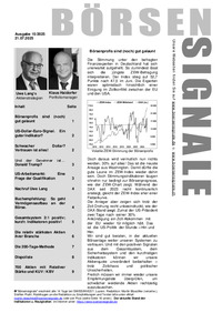 BÖRSENSIGNALE Nr. 15 vom 21.07.2025