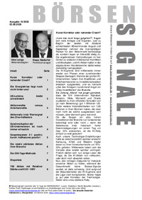 BÖRSENSIGNALE Nr. 16 vom 03.08.2026