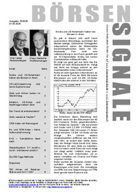 BÖRSENSIGNALE Nr. 18 vom 01.09.2025