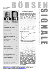 BÖRSENSIGNALE Nr. 18 vom 31.08.2026