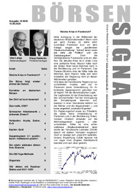 BÖRSENSIGNALE Nr. 19 vom 15.09.2025