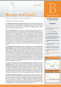 Bernecker-Daily : Bernecker-Daily vom 17.12.2025