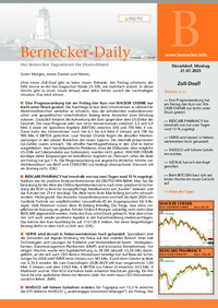 Bernecker Daily vom 21.07.2025