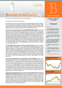 Bernecker Daily vom 30.07.2025