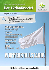 Der Aktionärsbrief Nr. 15 vom 09.04.2026