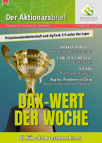 Der Aktionärsbrief Nr. 31 vom 30.07.2026