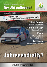 Der Aktionärsbrief Nr. 49 vom 04.12.2025