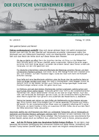 Der Deutsche Unternehmer-Brief Nr. 003 vom 09.01.2026