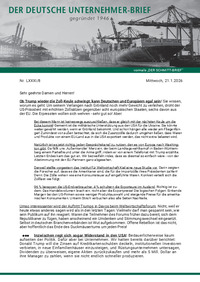 Der Deutsche Unternehmer-Brief Nr. 008 vom 21.01.2026