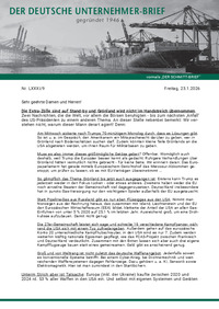 Der Deutsche Unternehmer-Brief Nr. 009 vom 23.01.2026