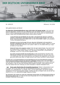 Der Deutsche Unternehmer-Brief : Der Deutsche Unternehmer-Brief Nr. 020 vom 18.02.2026