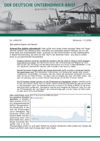 Der Deutsche Unternehmer-Brief Nr. 029 vom 11.03.2026