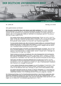 Der Deutsche Unternehmer-Brief Nr. 034 vom 23.03.2026