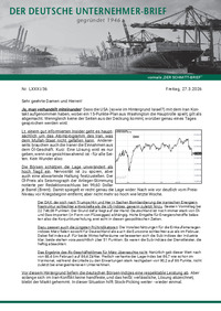 Der Deutsche Unternehmer-Brief Nr. 036 vom 27.03.2026