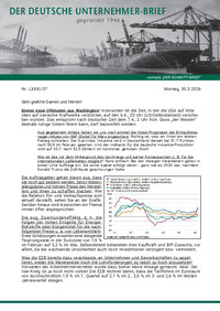 Der Deutsche Unternehmer-Brief Nr. 037 vom 30.03.2026
