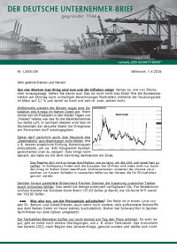 Der Deutsche Unternehmer-Brief Nr. 038 vom 01.04.2026