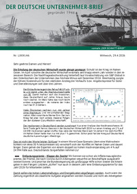 Der Deutsche Unternehmer-Brief : Der Deutsche Unternehmer-Brief Nr. 046 vom 29.04.2026