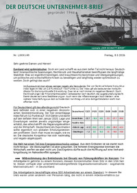Der Deutsche Unternehmer-Brief Nr. 049 vom 08.05.2026